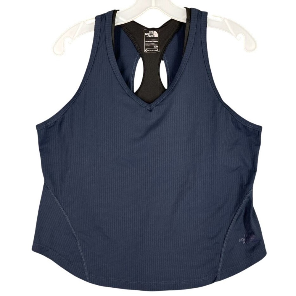 The North Face FlashDry Tank Women M Racerback Training Trailcore Gorpcore Tech - Picture 1 of 9